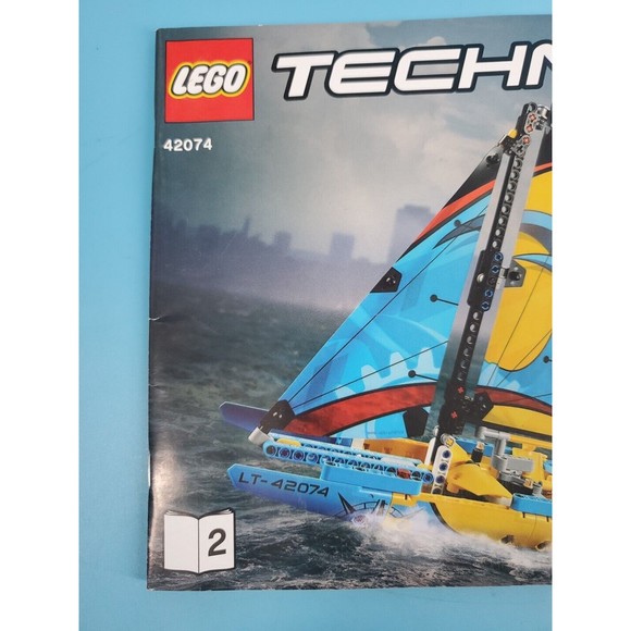 Lego Technic Racing Yacht 42074 Book 2  Instruction Booklet  Manual Only - Picture 3 of 5